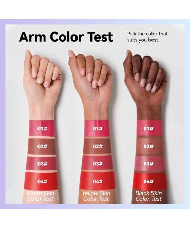 Long Lasting Red Lip Marker - Waterproof Lip Stain & Lip Liner Pencil | Hydrating & Transfer-Proof Matte Finish | Highly Pigmented (04# RED - Buy Online on GoSupps.com