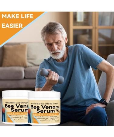 Bee Venom Advanced Joint and Bone Cream Bee Venom Joint Gel New Bees Venoms Professional Cream Relief Gel for Back Knee Hands Neck Feet 4 Fl Oz (Pack of 1) - Buy Online on GoSupps.com