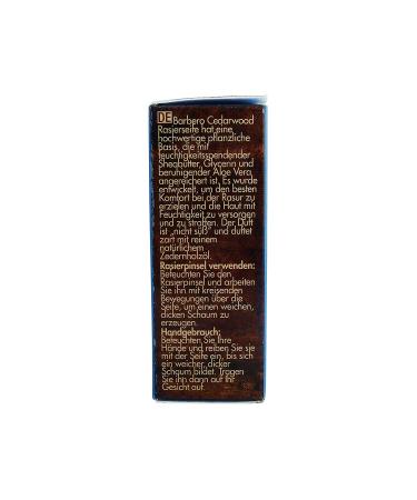 Barbero Cedarwood Shea Butter Shaving Soap 2 oz - Natural Grooming Essentials - Buy Online on GoSupps.com