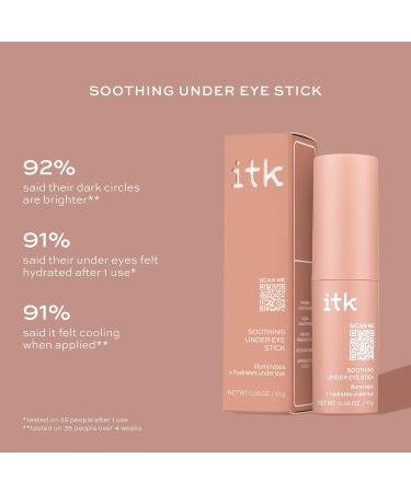 ITK Skincare Eye Cream Set - Caffeine Infused Under Eye Stick + Anti Aging Day + Night Eye Cream with Vitamin C and Ceramides - Brighten + Depuff - Hydrate Firm + Reduce Puffiness - Skincare Set - Buy Online on GoSupps.com