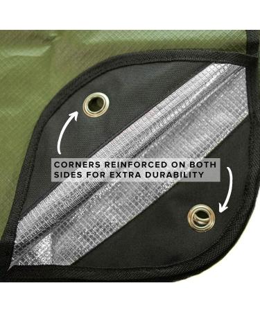 Arcturus Heavy Duty Survival Blanket Poncho - Lightweight Ripstop Nylon (Olive) - Buy Online on GoSupps.com