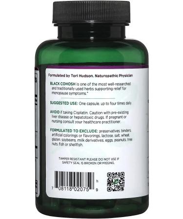 Vitanica Black Cohosh Extract Plus Vegan Capsules - 120 ct - Buy Online on GoSupps.com