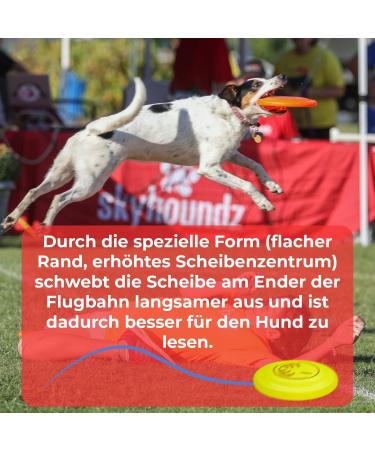 Buy Hyperflite K10 Jawz Bite-Proof Dog Frisbee - Yellow with X-Flash Anti-Glare for Ultimate Outdoor Fun | International Shipping Available - Buy Online on GoSupps.com