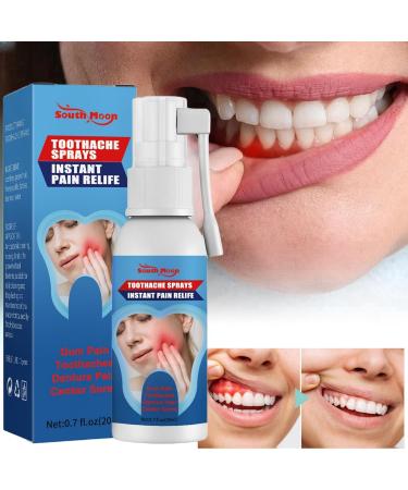 2pcs Oral Care Spray Toothache Relieving Spray Instant Teeth Treatment Relief Toothache Sprays Toothache Pain Relief for Adult Freshen Breath and Improve Oral Health Gum Disease Treatment Mouth Spray - Buy Online on GoSupps.com
