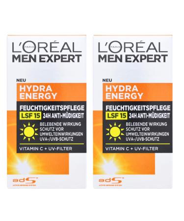 L'OR AL L'Or al Men Expert Anti-Fatigue Cream 24H 50ml Each Pack of 2