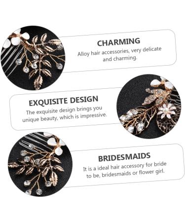 Didiseaon 1pc Bridal Comb Pearl Hair Clip Headwear for Women Wedding Hair Clips Women Hair Comb Wedding Hair Side Combs Panda Headband Tiara Wedding Dress Hairpin Women's Alloy - Buy Online on GoSupps.com