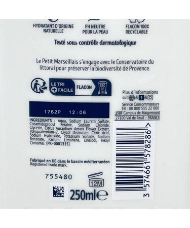 Le Petit Marseillais Extra Gentle Shower Cream Orange Blossom Organic from Mediterranean 250ml - Buy Online on GoSupps.com