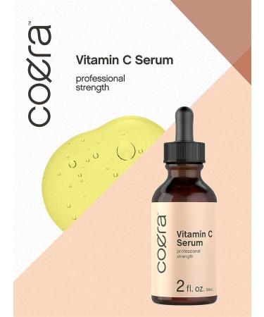 Coera Vitamin C Serum | 2 oz Brightening Serum for Dark Spots | Paraben & SLS Free - Buy Online on GoSupps.com