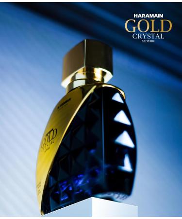 HARAMAIN GOLD CRYSTAL SAPPHIRE SPRAY 100ML EDP GOLD CRYSTAL 3.33 Fl Oz (Pack of 1) - Buy Online on GoSupps.com