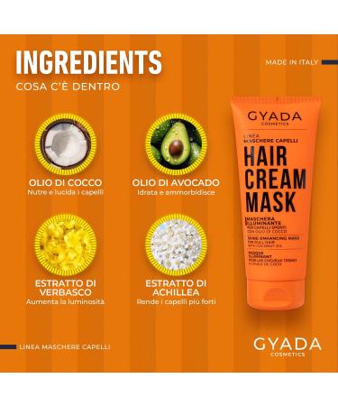  GYADA COSMETICS GYADA COSMETICS Illuminating and Revitalising Hair Mask 200 ml - Buy Online on GoSupps.com