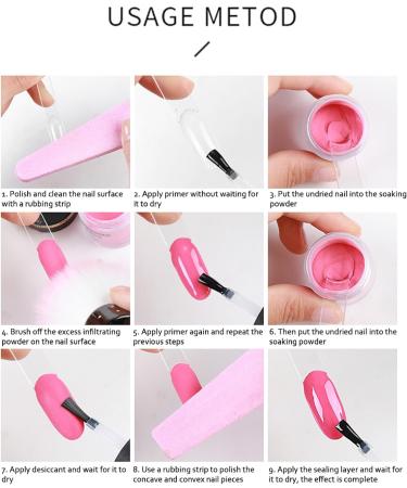 6 Colors Dip Powder Nail Kit MKNZOME 13 PCS White Purple Red Dipping Powder Starter Kit Nail Powder Nail Accessories Nail Art Set Nail Kit for Beginners Dip Manicure Kits Gift for Girls and Women ZF007 - Buy Online on GoSupps.com