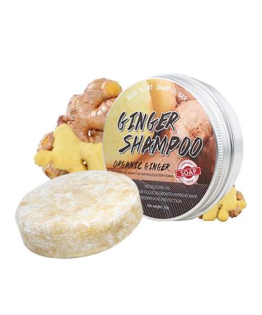 Ginger Shampoo Bar Ginger Solid Shampoo Refreshing Natural Dry Shampoo Coconut Oil Shampoo Bar Moisturising Body Soap Bar Cleansing Turmeric Soap Bars Cleaning Shampoo Soap Bar