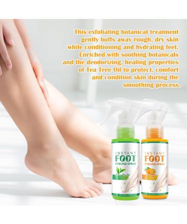 Foot Peeling Spray Instant Foot Peeling Spray Foot Spray to Remove Dead Skin Hydrating Nourish Peel Off Spray Exfoliating Peeling & Calluses on Feet for Cracked Rough Heels (2PCS Green Tea) 2PCS Green Tea - Buy Online on GoSupps.com