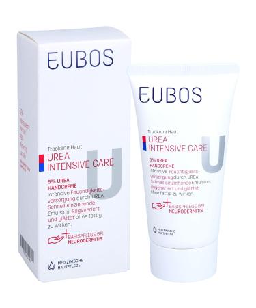 Eubos 5% Urea Hand Cream 75ml - Dermatologically Tested | Intensive Hydration for Dry Skin | Special Care Cream - Buy Online on GoSupps.com