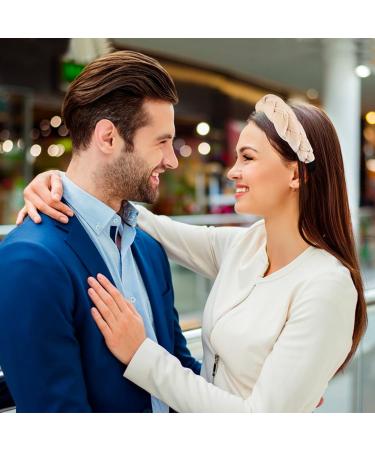 Bethininess Vintage Padded Braided Headband for Women & Girls - Wide Rockabilly Beige Hair Accessories - Buy Online on GoSupps.com