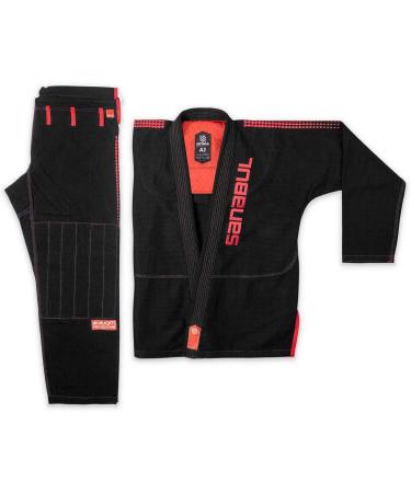 Sanabul Highlights Professional Competition BJJ Jiu Jitsu Gi - IBJJF Approved - A3 Black - Buy Online on GoSupps.com