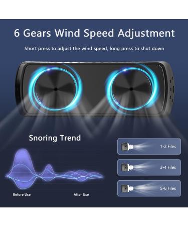 Smart Adjustable Electric Nasal Dilators - Anti Snoring Sleep Aid with Double Eddy Current Fan - Improved Nighttime Sleeping Solution - Buy Online on GoSupps.com