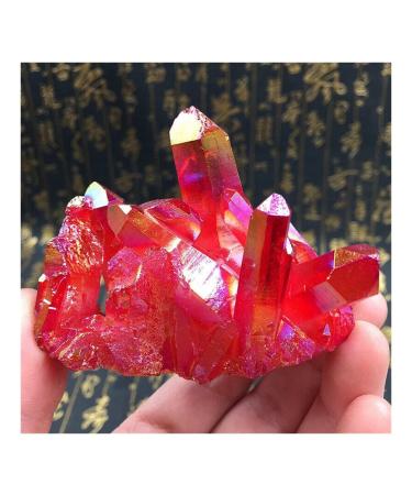Natural Red Quartz Cluster Crystal Gem Stone Minerals Specimen Reiki Household yuebang ERBDRGAZ