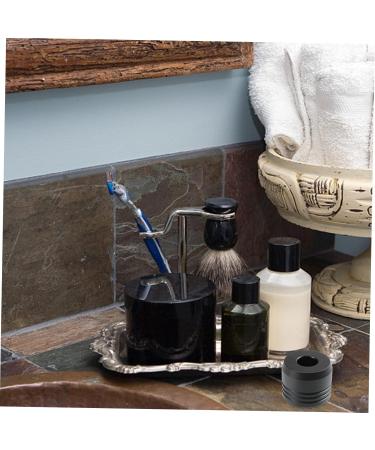 PopetPop Razor Holder Base - Aluminum Alloy Stand for Safety Razor | Practical Desktop Storage (4x4cm Black) - Buy Online on GoSupps.com