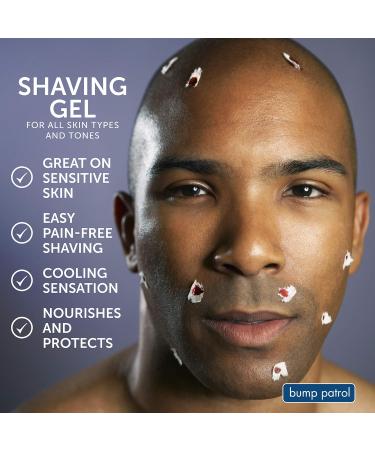 Bump Patrol Cool Shave Gel 4oz - Soothes Sensitive Skin | Fast International Shipping - Buy Online on GoSupps.com