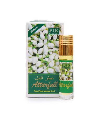 Natural Mogra Perfume Oil Long Lasting Attar With Easy Apply Roll On For Men And Women - 8 ML (Pack Of 1)