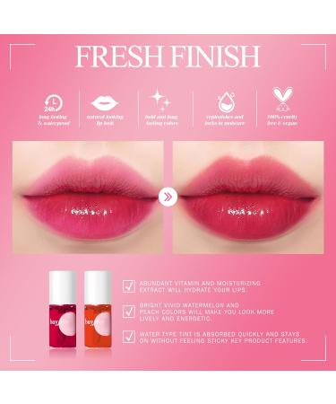 Bayfree Lip Tint Stain Set - Long Lasting, Waterproof Matte Finish Lip Makeup (Juicy) - Buy Online on GoSupps.com