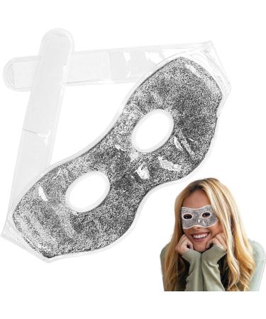 Ice Eye Cover - Cold Sensation Gel Eye Protectors - Reusable Gel Spa Bead Eye Covers Cold Sensation Gel Eye Protectors For Puffiness/Dark Circles/Eye Silver - Buy Online on GoSupps.com