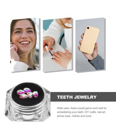 AB Colored Tooth Gem Kit - Fashionable DIY Tooth Jewelry for Teeth Ornaments - 0.6x0.4cm - Buy Online on GoSupps.com