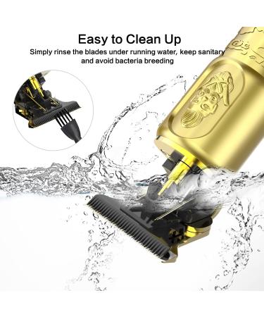 Keasen Professional Zero Gapped Hair Trimmer for Men - Cordless Rechargeable T-Blade Clippers | Bald Head & Beard Grooming Kit | IPX5 Waterproof - Buy Online on GoSupps.com