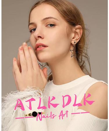 Almond Fake Nails Red Floral Design - 24Pcs Medium Press On False Acrylic Stick Glue On Nails for Women - Buy Online on GoSupps.com