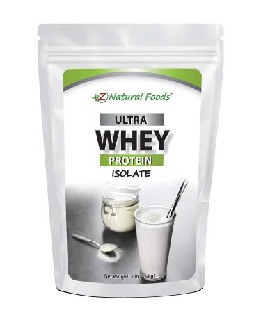 Whey Protein Isolate - Unflavored - All Natural Protein Powder Made in The USA - Mix in A Smoothie, Shake, Drink, Or Recipe - Hormone Free, Unsweetened, Non GMO, Kosher & Gluten Free - 1 lb Unflavored 1 Pound (Pack of 1)