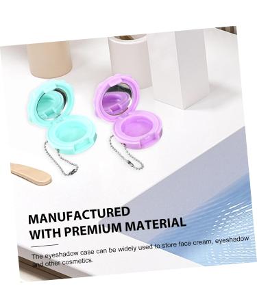 FOMIYES Empty Eyeshadow Case 8 Pcs Round Eye Shadow Box Makeup Lipstick Magnetic Makeup Case Eyeshadow Case Sample Box Travel 3.3X3.3CMx2pcs As Shownx2pcs - Buy Online on GoSupps.com