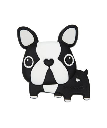 Loulou Lollipop Silicone Teether and Holder Clip Bundle Set - Boston Terrier/Sweetheart Multi - Buy Online on GoSupps.com