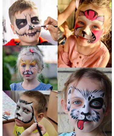 Abizoo Halloween SFX Makeup Kit - 12-in-1 Special Effects Scar Wax, Fake Blood, Skin Extension Oil, Tools & 12 Colors Palette for Kids & Adults - Buy Online on GoSupps.com