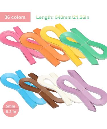 36 Colors 4320 Strips Paper Quilling Set - 5mm x 54cm DIY Art & Craft Strips - Buy Online on GoSupps.com