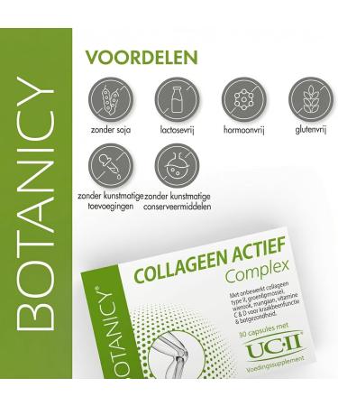 Botany BOTANICY Collagen Aktiv Complex unique cartilagebone complex with patented UCII collagen 100 natural for bones and joint health 30 capsules monthly pack - Buy Online on GoSupps.com