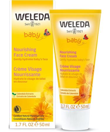 Weleda Baby Calendula Nourishing Face Cream - 1.7 fl oz Plant Rich Moisturizer - Buy Online on GoSupps.com