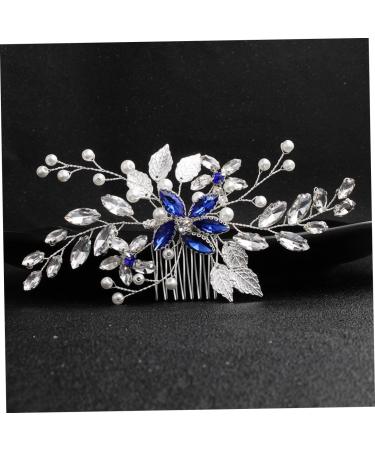 Housoutil Elegant Photo Props Hair Combs for Women Womens Hair Clips Rhinestone Barrettes Floral Hair Rhinestone Bobby Pins Flower Design Hair Comb Accessories Banquet Dress - Buy Online on GoSupps.com