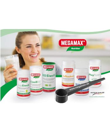 Megamax Protein 100 - Neutral Taste Protein Powder (750g) | High-Protein Supplement with Vitamins Magnesium & Calcium | Ideal for Athletes | Made in Germany - Buy Online on GoSupps.com