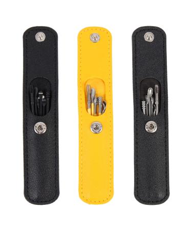 Healeved Ear Cleaner Kit Stainless Steel Spiral Earwax Remover Tool Stainless Steel Ear Pick Portable Washable Stainless Steel Earwax Cleaners Assorted Color 3 Sets