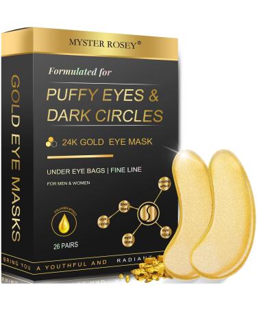 Premium 24K Gold Eye Mask - (26 Pairs)
