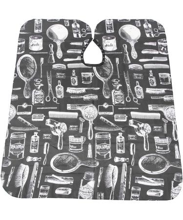 Hairdressing Apron SnapButton Fixation Adjustable Collar HighQuality Sewing Protects Clothing 140x120cm Suitable for Professional Hair Salons and Home Use - Buy Online on GoSupps.com