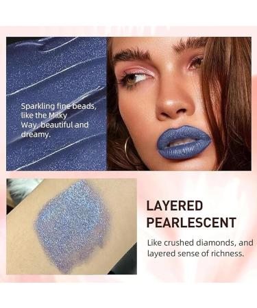 Metallic Liquid Diamond Glitter Lipstick Set - Long Lasting Waterproof Shimmer High Pigment Lip Gloss Makeup Kit (#A Size #05 - Buy Online on GoSupps.com