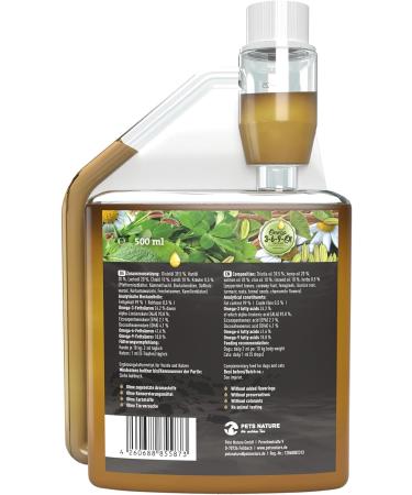 Pets Nature Omega 3-6-9 Oil for Dogs & Cats | 100% Natural Cold-Pressed Herbal Barf Oil (500ml) - Thistle Hemp Salmon Chia & Linen Oil - Buy Online on GoSupps.com