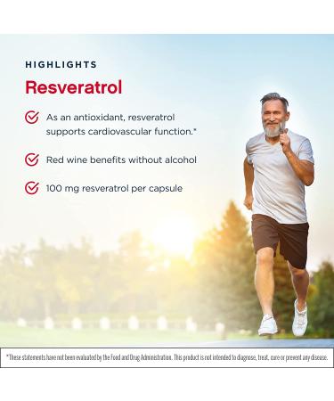 Jarrow Formulas Resveratrol 100 mg â€“ 60 Veggie Caps for Antioxidant Support - Buy Online on GoSupps.com