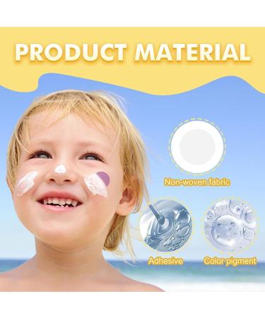 48-Piece UV Sunscreen Stickers | UV Detection & Protection for Face & Body | Family-Friendly Sun Safety - Buy Online on GoSupps.com
