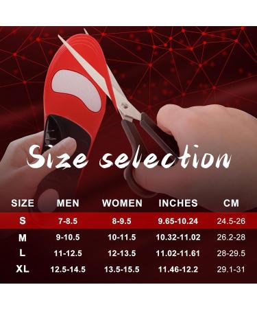 Plantar Fasciitis Insoles for 240+ lbs | Arch Support Orthotic Inserts for Men & Women | Heavy Duty Support for Flat Feet & All-Day Comfort - Buy Online on GoSupps.com