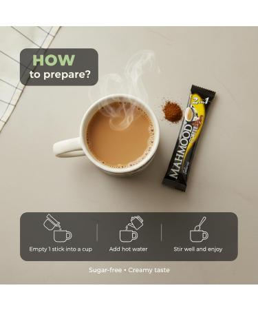Mahmood Coffee 2 en 1 Caf instantan 48 pi ces - Buy Online on GoSupps.com