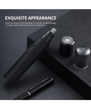 Premium USB Rechargeable Nose Hair Trimmer - Waterproof Mini Razor & Scissors for Men & Women - Buy Online on GoSupps.com