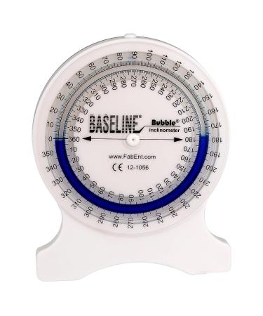 Baseline Bubble Inclinometer - Professional Range of Motion Test for Physical Therapy with Carrying Case - Buy Online on GoSupps.com